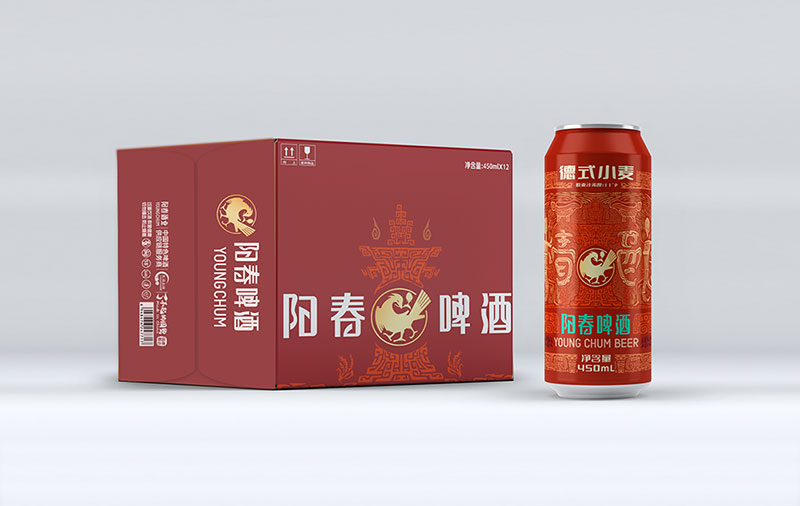 陽(yáng)春啤酒德式小麥450ml罐裝