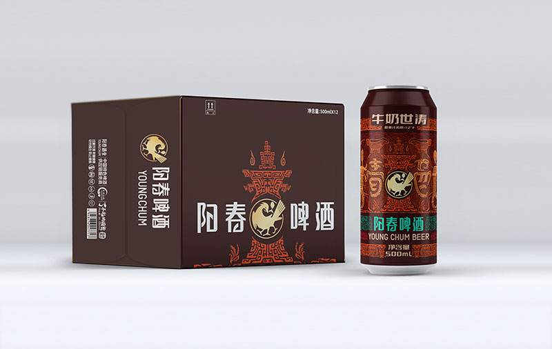 陽(yáng)春原漿牛奶世濤風(fēng)味啤酒500ml罐裝