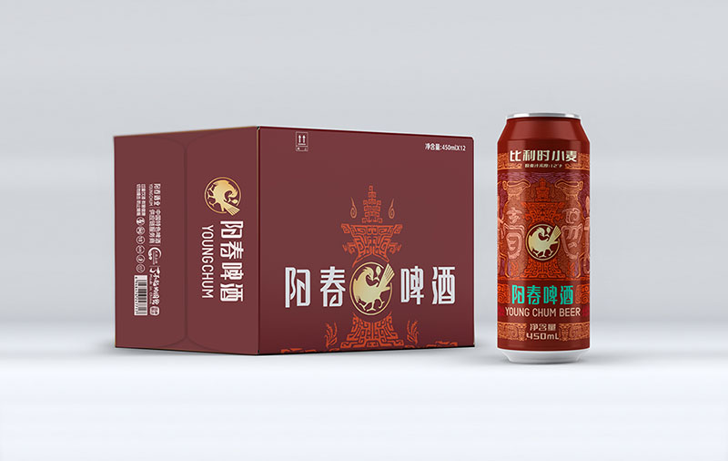 陽(yáng)春啤酒比利時(shí)風(fēng)味450ml罐裝