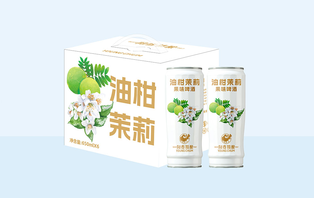 陽(yáng)春油柑茉莉果味啤酒640ml冠軍杯